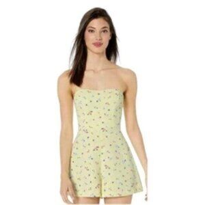 NWT French Connection Yellow Floral Romper 12